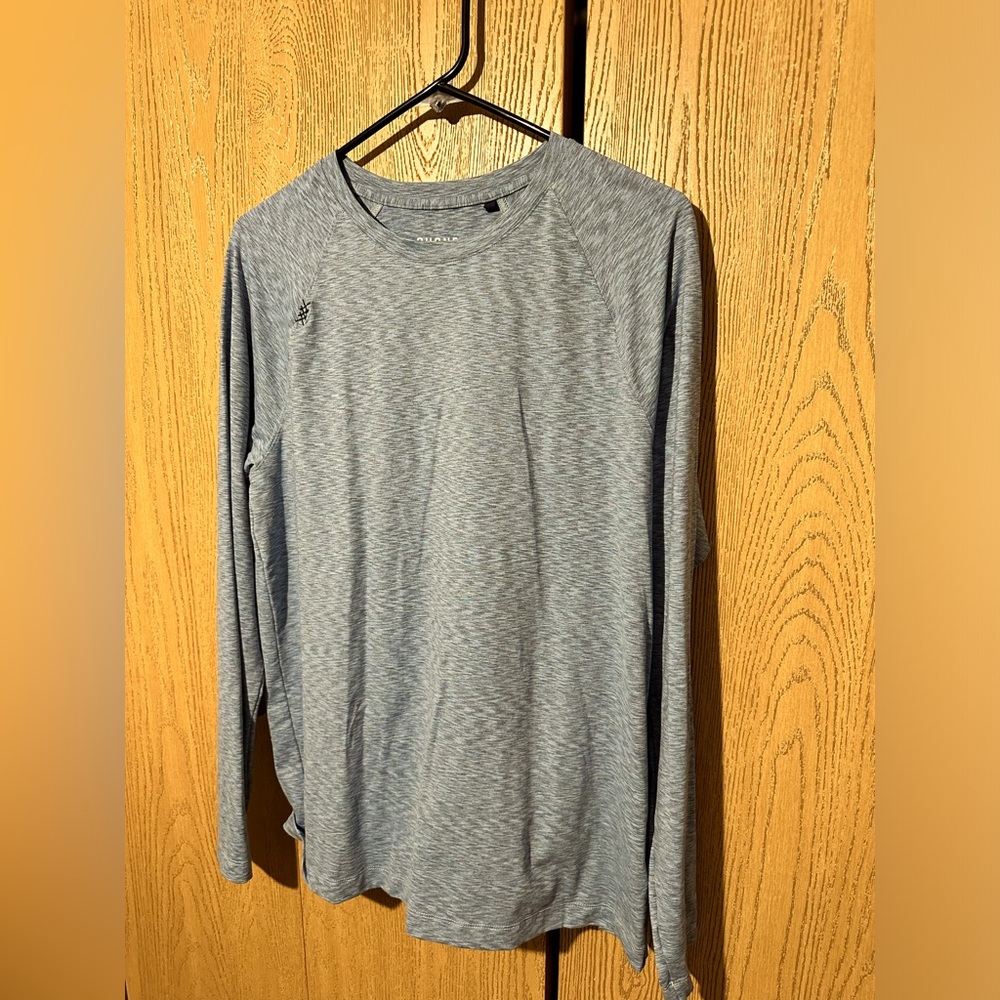 Rhône Long Sleeve Shirt in Blue Multi Size M